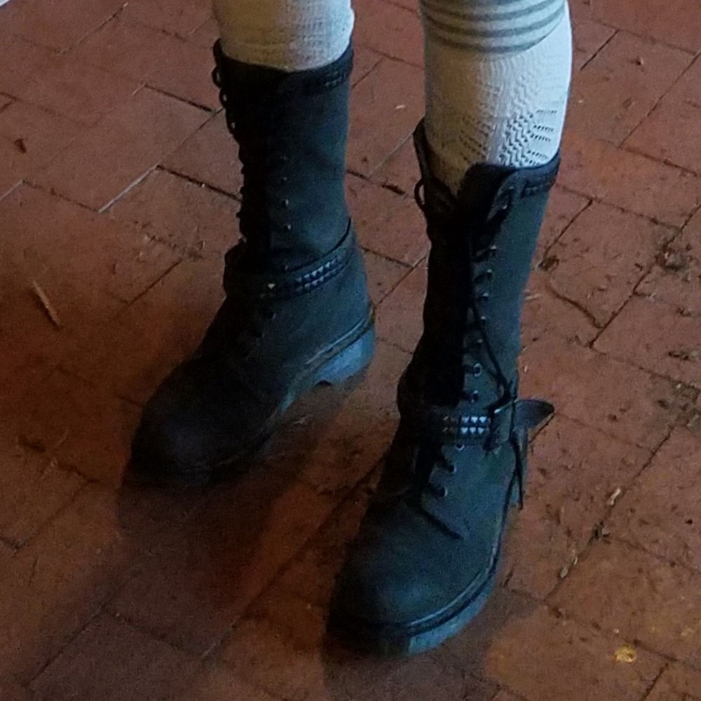 Doc Martens oiled suede JANICE boots size 39 collectors item! well-worn! - Picture 7 of 9